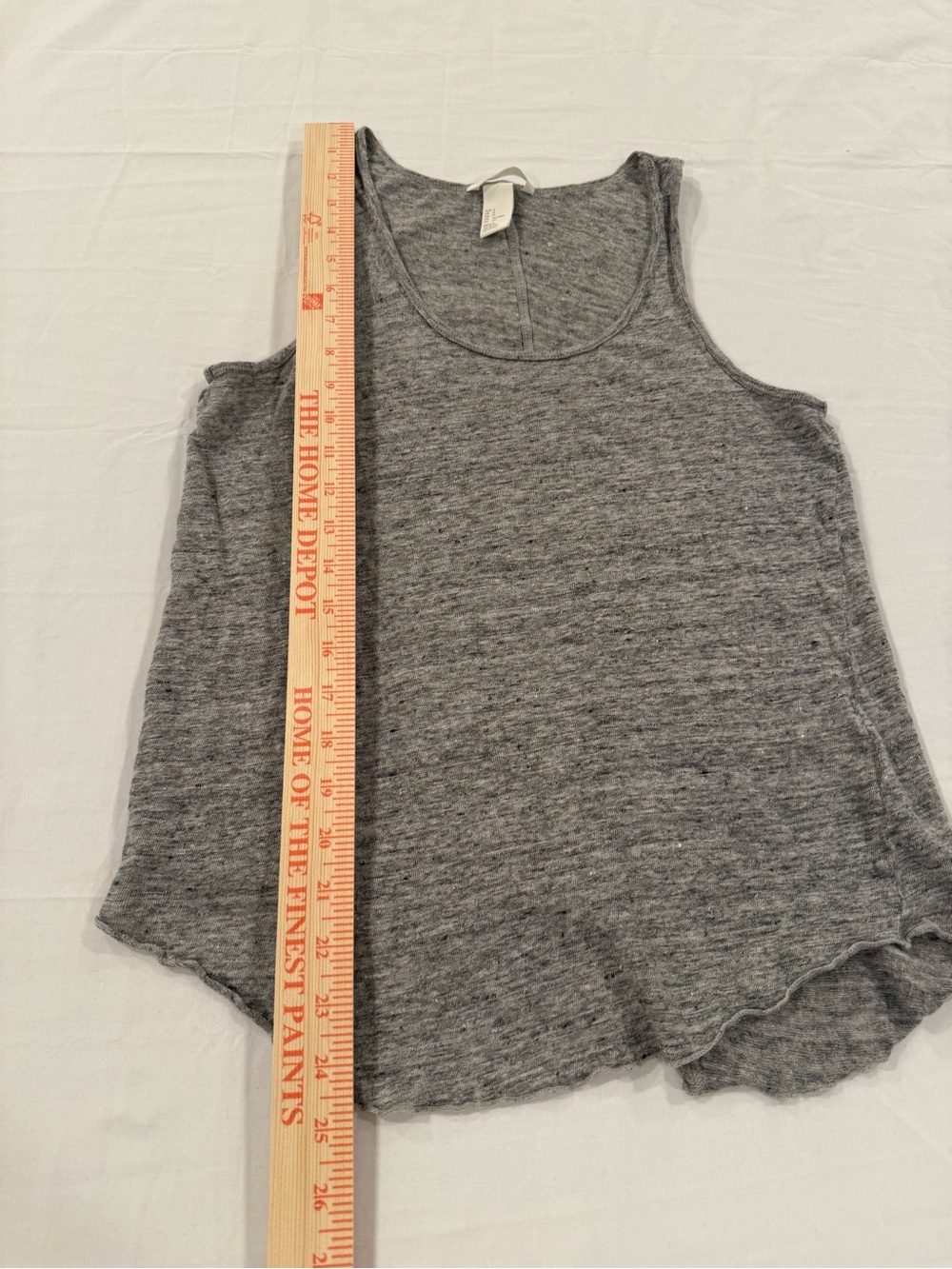 H&M Heather Gray Ribbed Tank Top - Picture 3 of 7